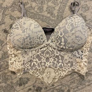 Lace crop top, Size S